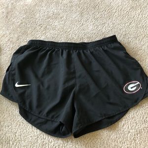 University of Georgia Nike running shorts